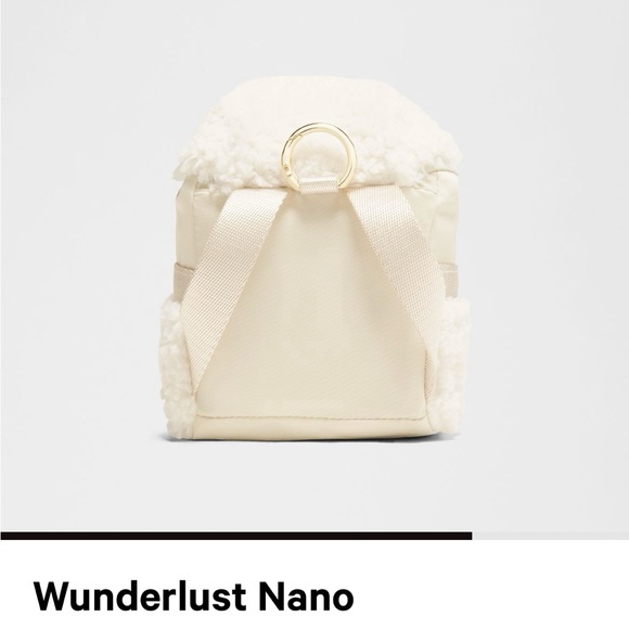 Lululemon Wunderlust Nano
Backpack Fleece Cream Backpack - Picture 4 of 10